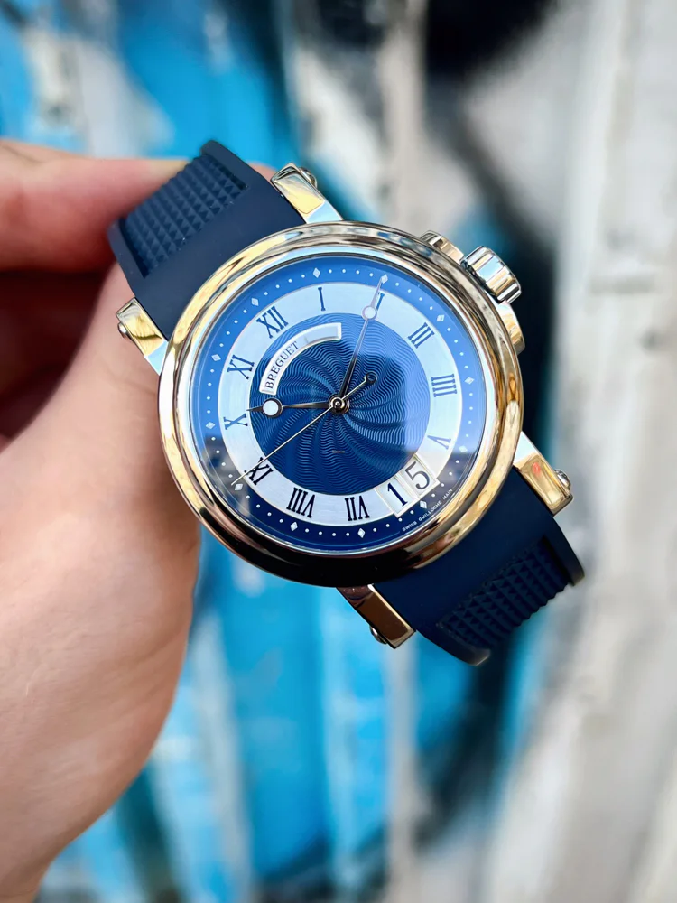 Breguet Marine Big Date Marine Blue Dial